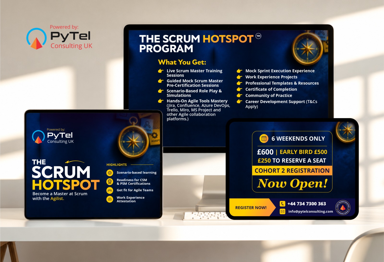 The Scrum Hotspot programme detail mock-up